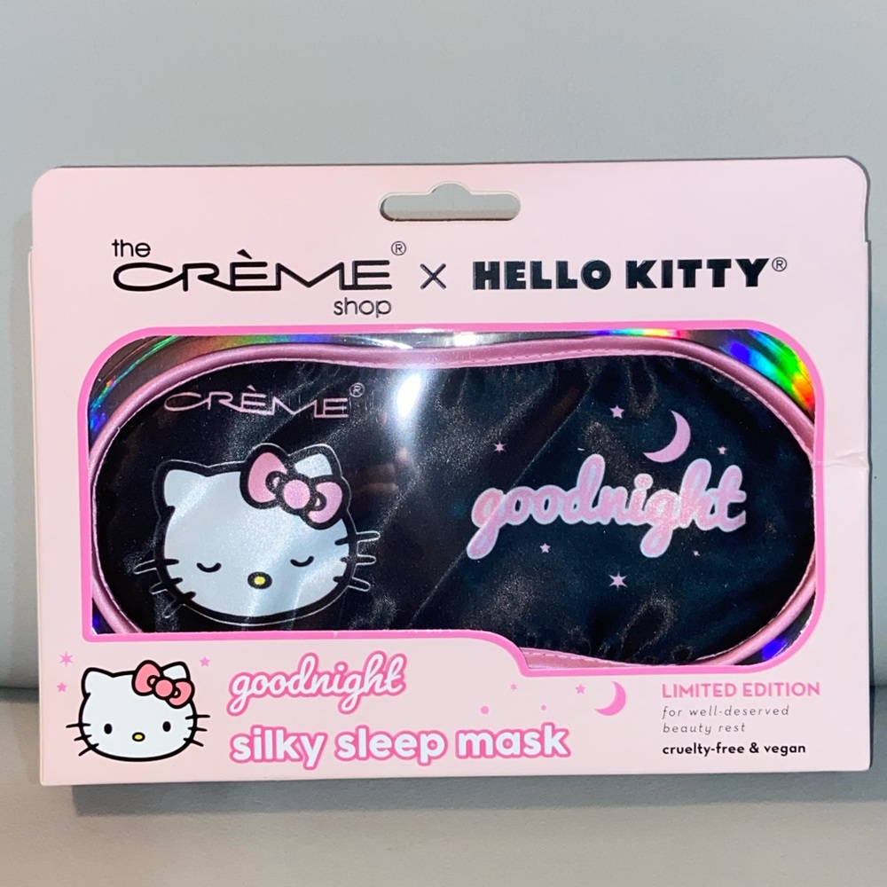 Sanrio Hello Kitty Goodnight Silky Sleep Mask